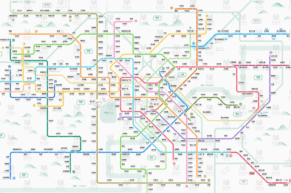 地铁隧道灌浆记录仪：杭州地铁十条线 哪条线路到你家？